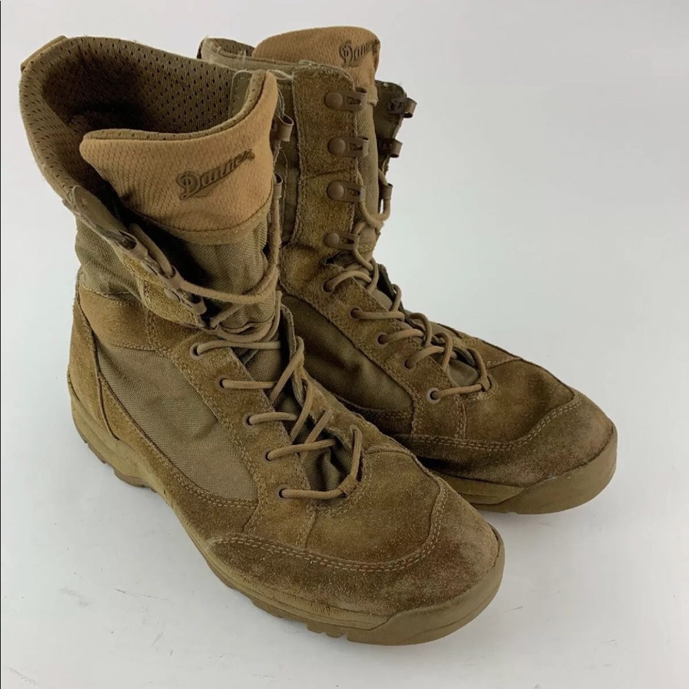 Danner Military Combat Boots 12 Desert Acadia Tan